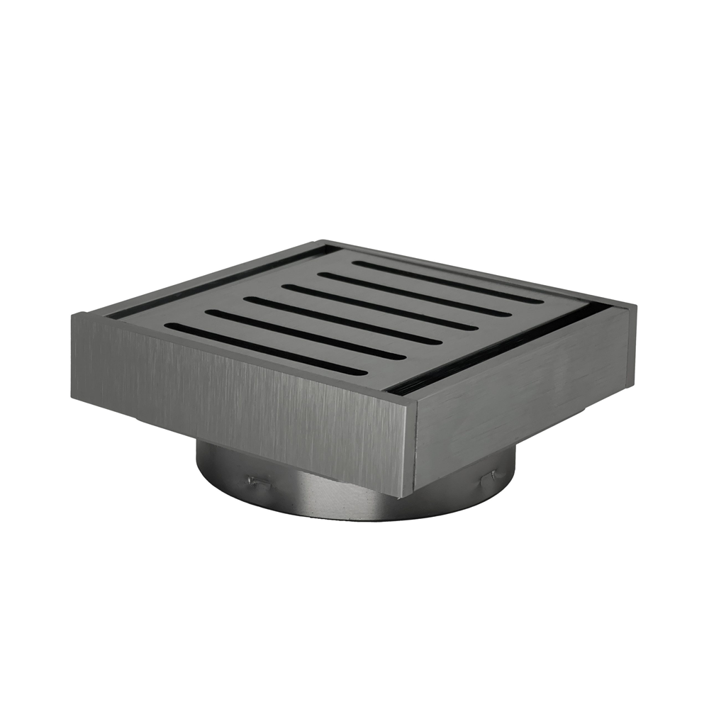 Gun Metal Ezy Flow Guard Floor Waste 100*100*21mm