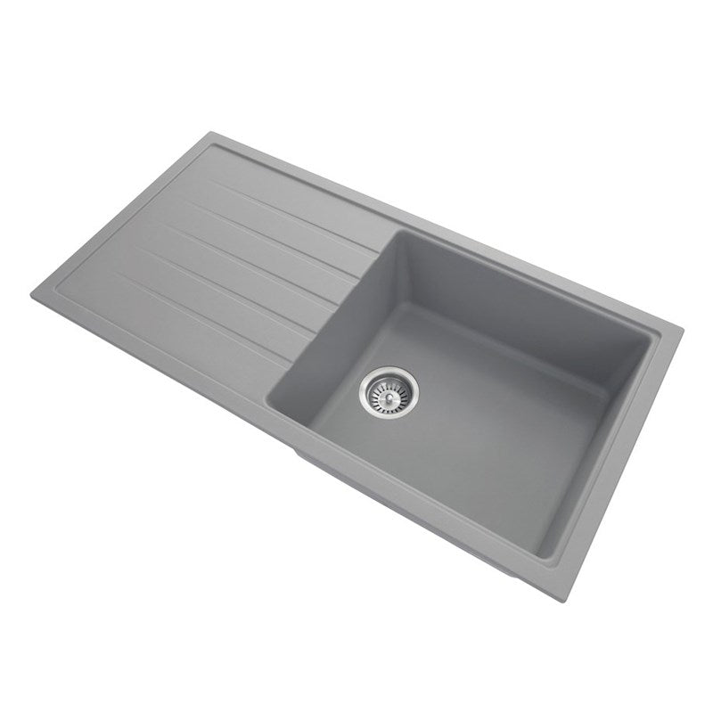 Concrete Carysil Granite Single Bowl Kitchen Sink 1000x500mm