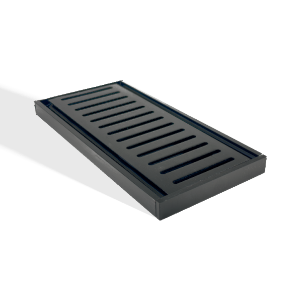 Brushed Ezy Flow Floor Grate 100x100x14mm