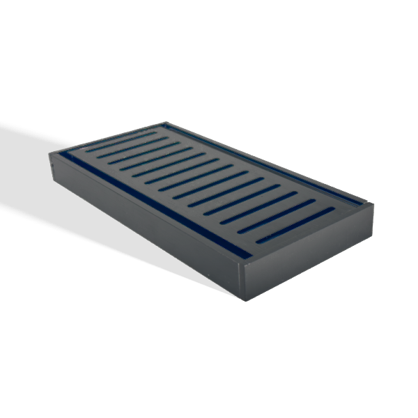 Brushed Ezy Flow Floor Grate 100x100x21mm