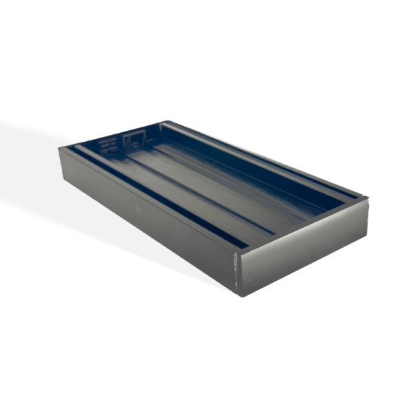 Brushed Ezy Flow Tile Insert Grate 100x100x26mm