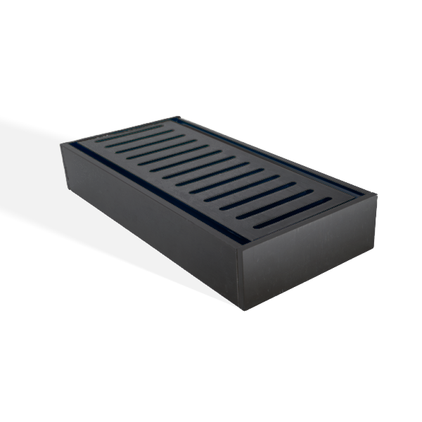 Brushed Ezy Flow Floor Grate 100x100x35mm