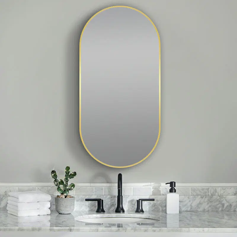 Matte Framed LED Dressing Mirror 500x1000mm