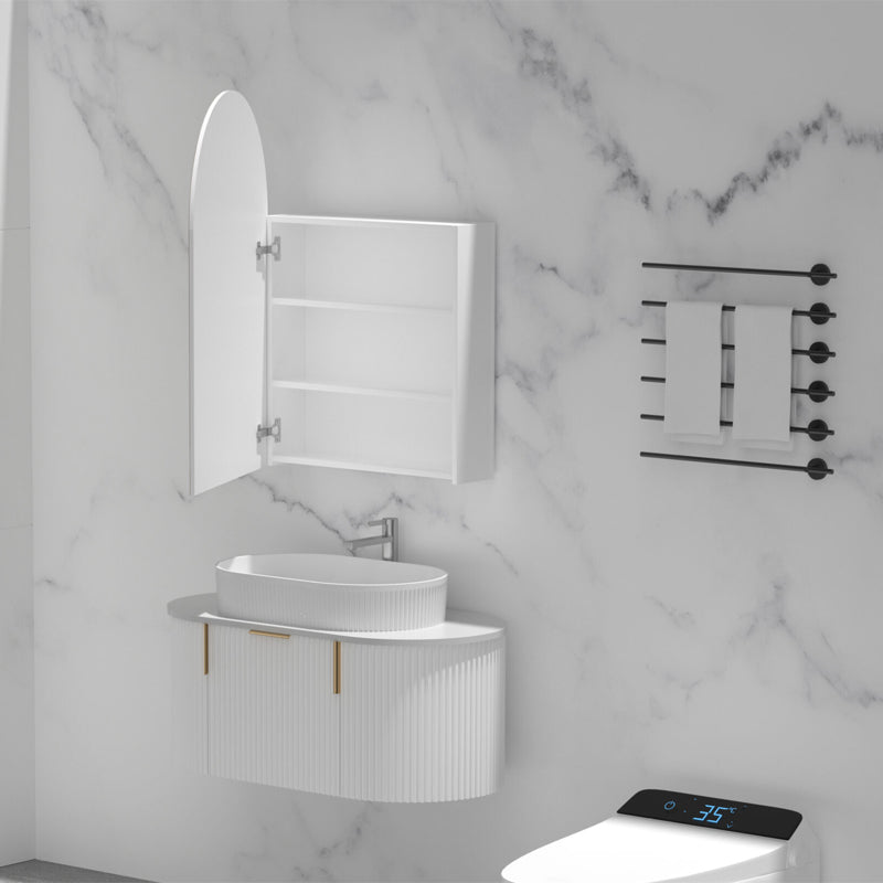 Carysil Imperial 600x900mm Matte Arch Shaving Cabinet