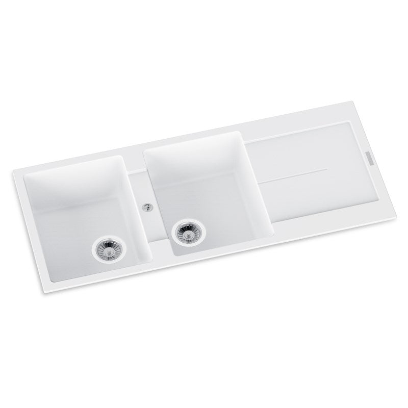 Carysil Granite Double Bowl Kitchen Sink 1160x460x200mm