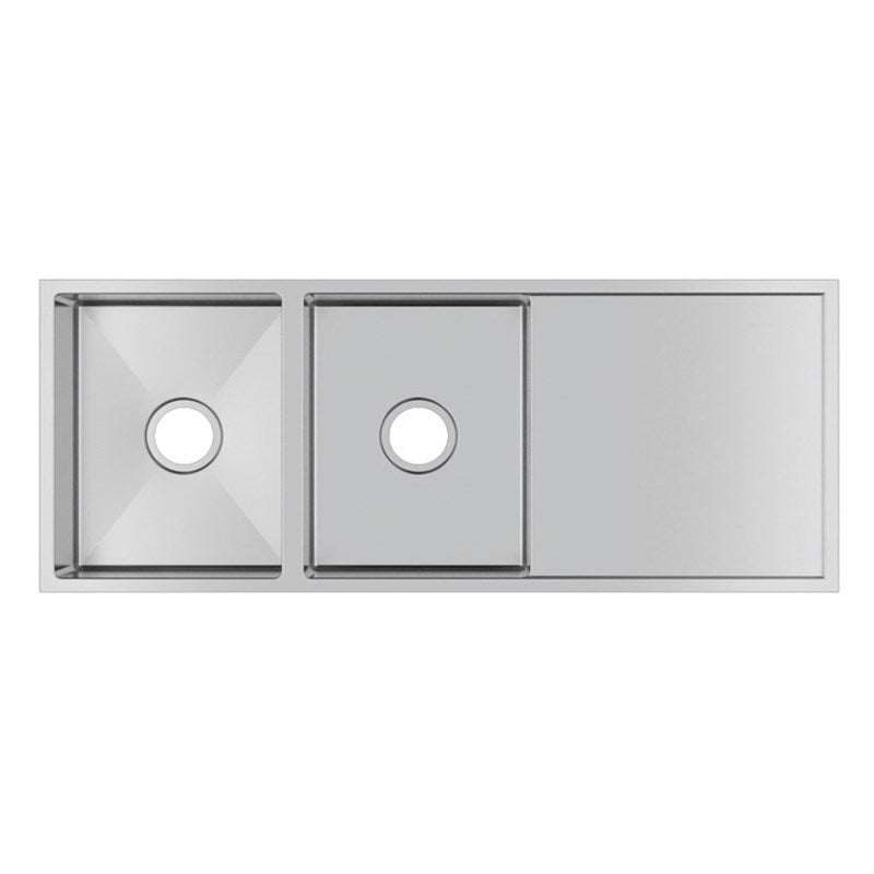 Stainless Steel Double Bowl Kitchen Sink 1160x460x230mm