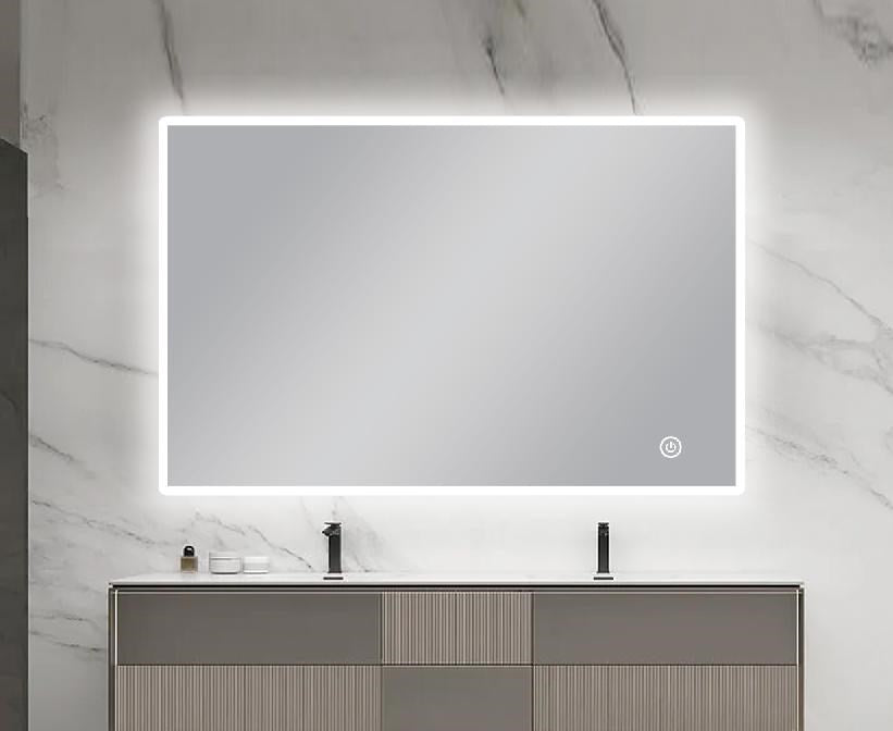 Carysil Sharpe Edged 3 Color Lighting Backlit LED Mirror 1200*800mm