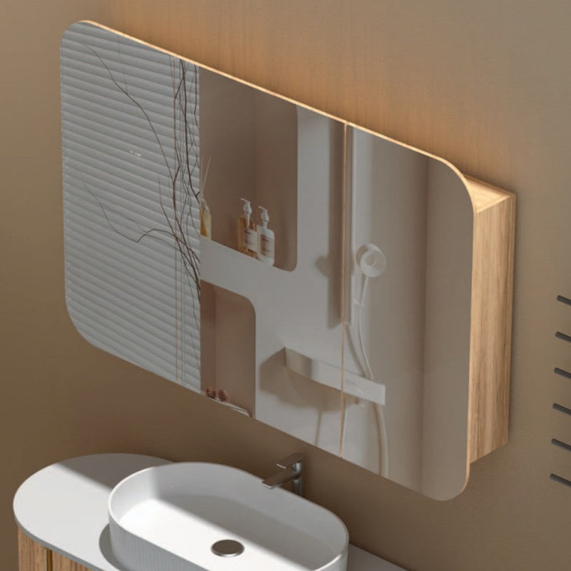Carysil 1200x800mm Grand Walnut Shaving Cabinet