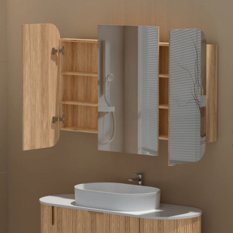 Carysil 1200x800mm Grand Walnut Shaving Cabinet