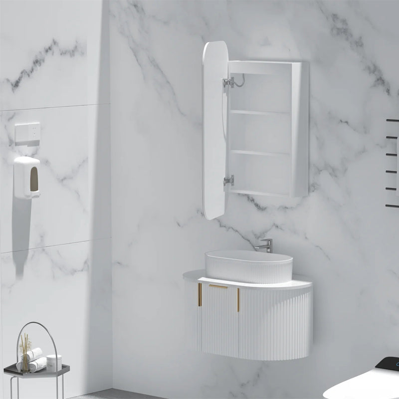 Carysil Earls 450x900mm Matte Squircle LED Shaving Cabinet