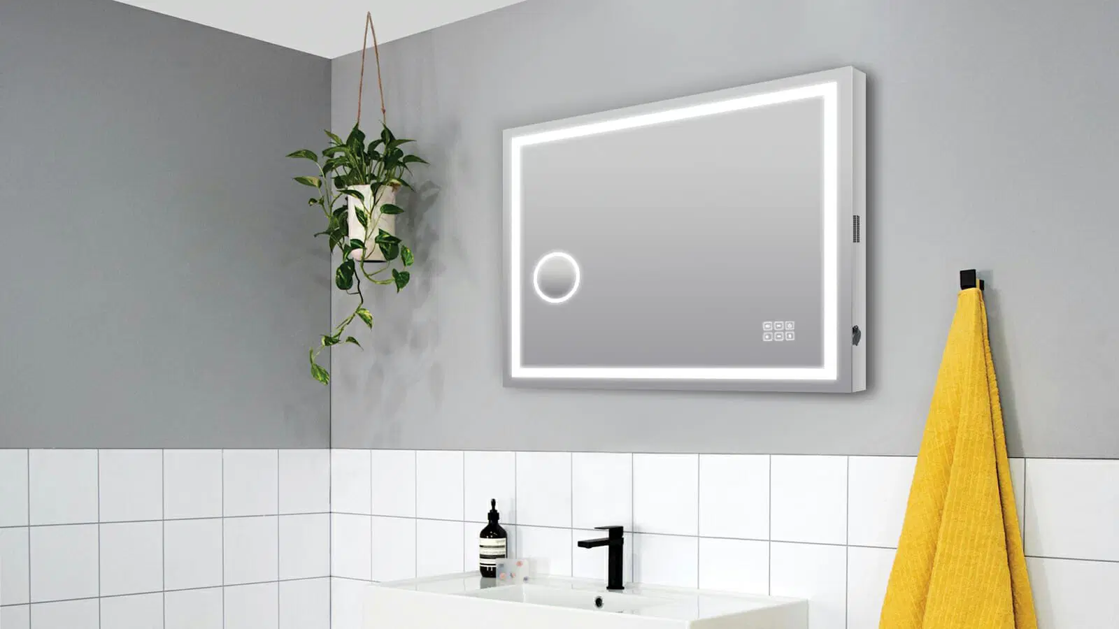 Bluetooth LED Mirror 900x750mm