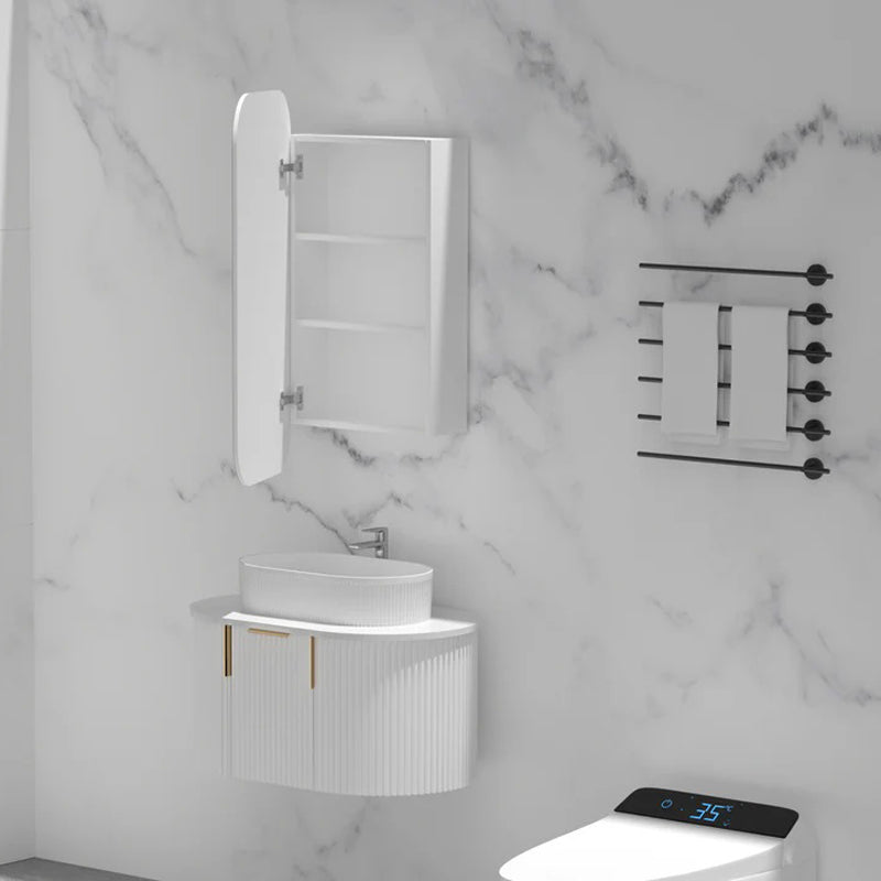 Carysil Earls 450x900mm Matte Squircle Shaving Cabinet