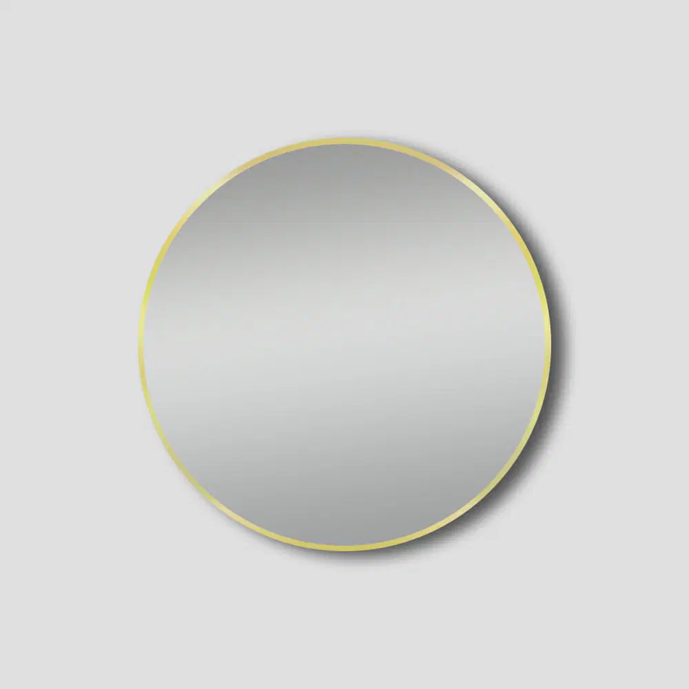 Matte Framed Mirror 600mm