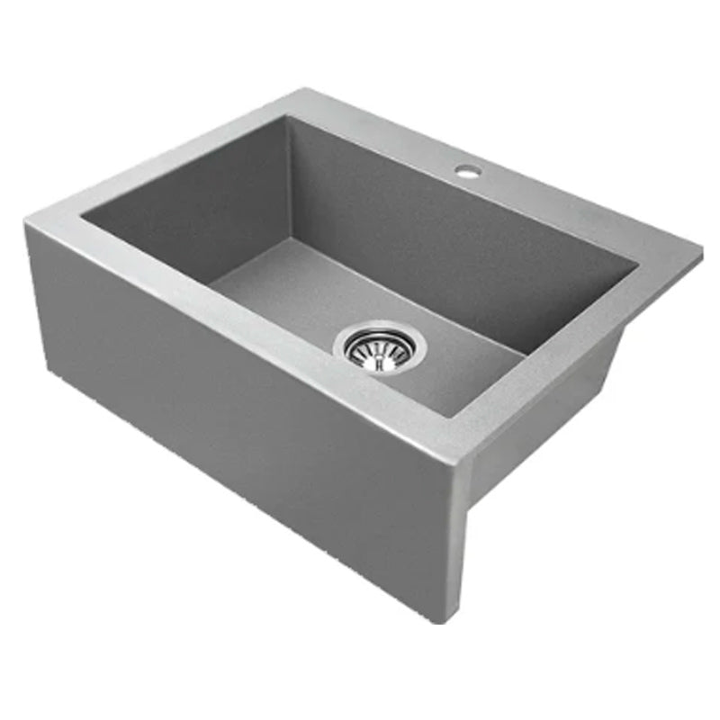 Granite Single Bowl Kitchen Sink 490x580x220mm