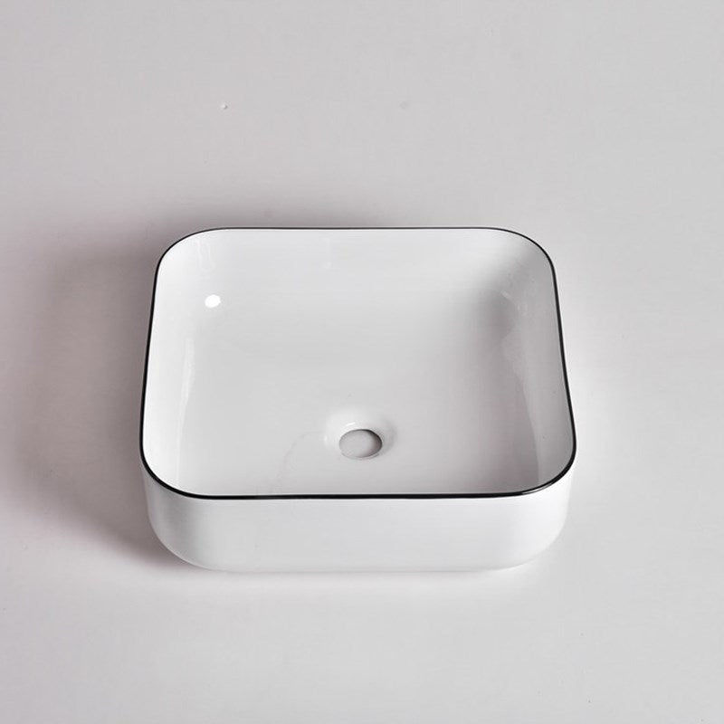 Gloss with Rim Above Counter Basin 385x385x140mm