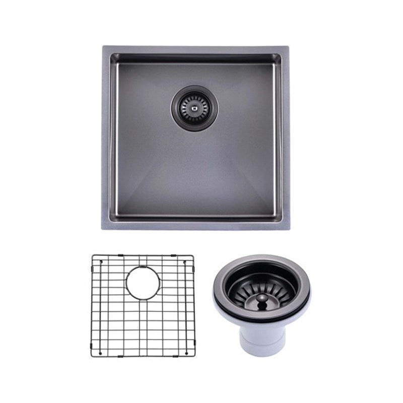 Stainless Steel PVD Single Bowl Kitchen Sink 440x440x205mm