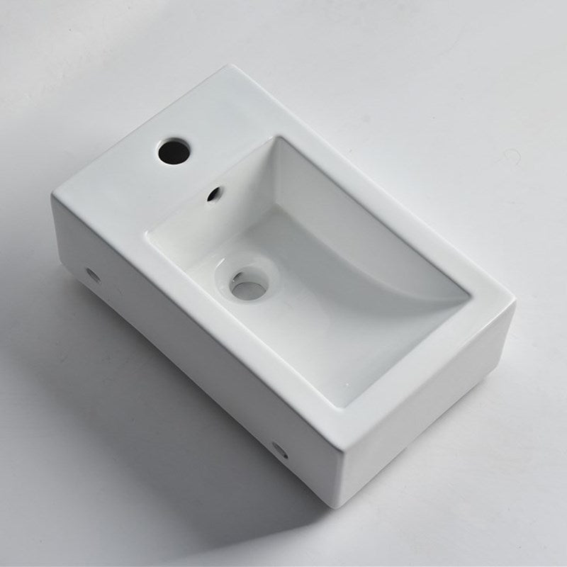 Gloss Wall Hung Basin 460x280x170mm