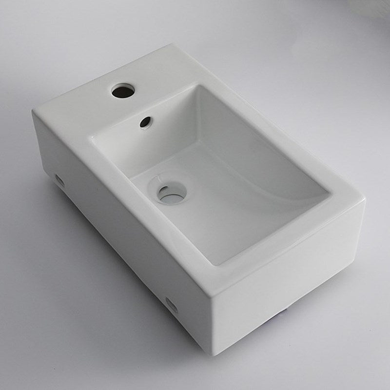 Gloss Wall Hung Basin 460x280x170mm
