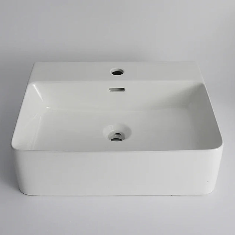Gloss Wall Hung Basin 520*420*160mm