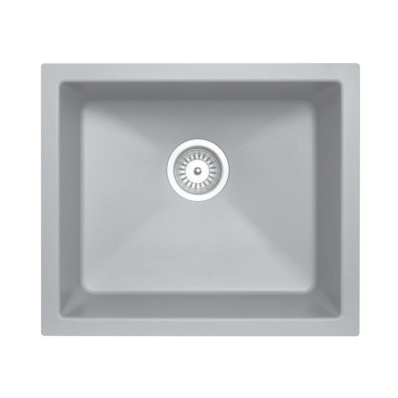 Concrete Carysil Granite Single Bowl Kitchen Sink 533x457mm