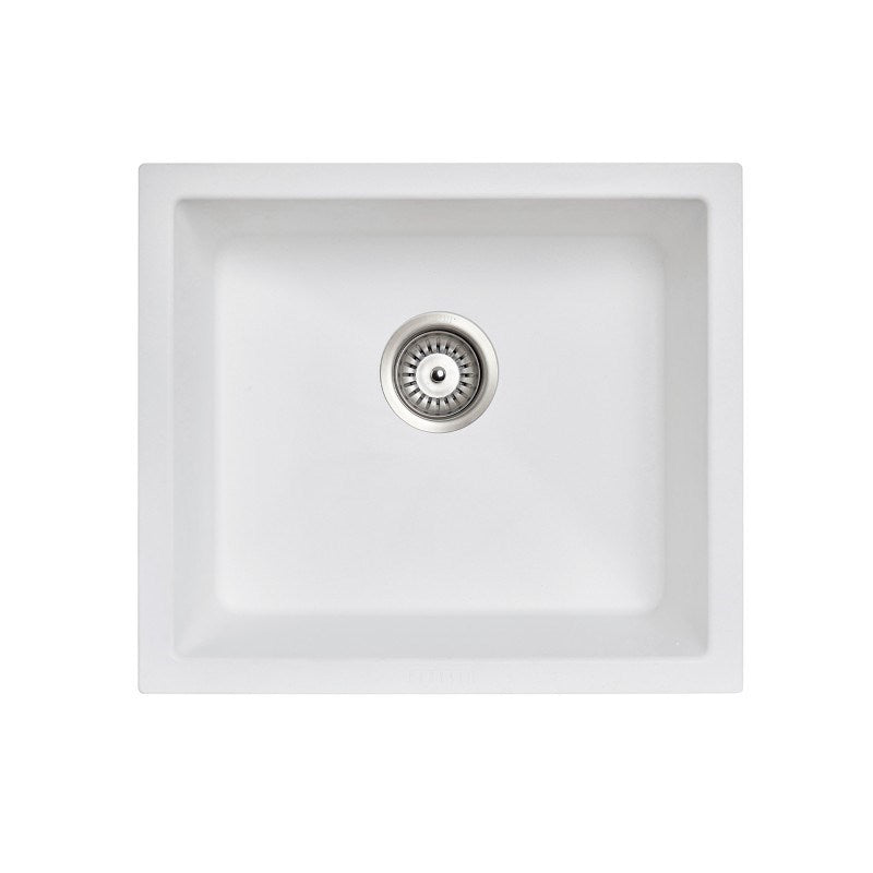 Carysil Granite Single Bowl Kitchen Sink 533x457mm