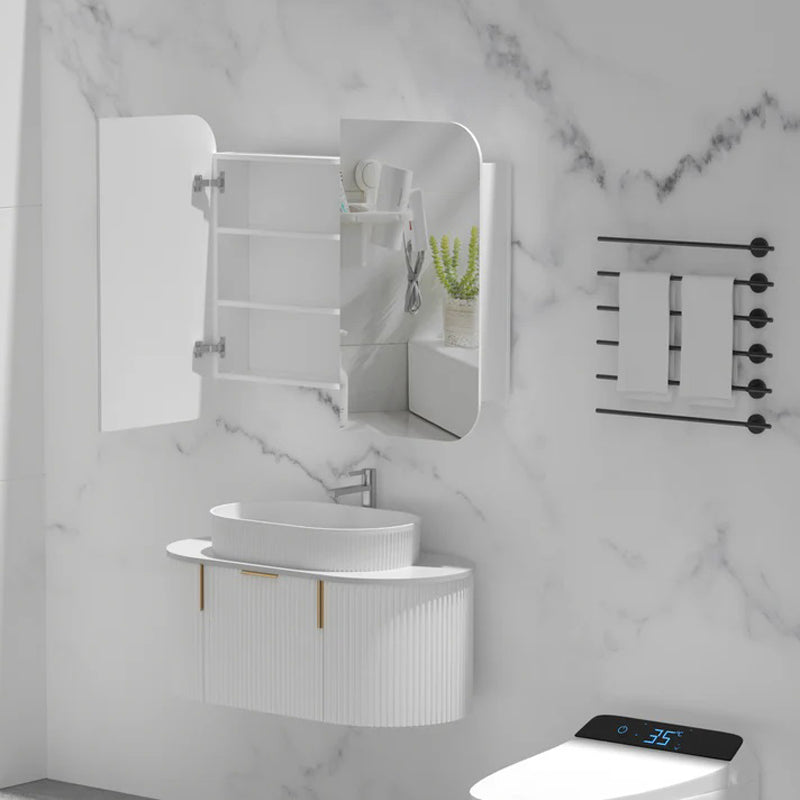 Carysil 900x800mm Grand Matte Shaving Cabinet