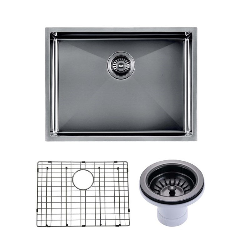 Stainless Steel PVD Single Bowl Kitchen Sink 600x450x300mm