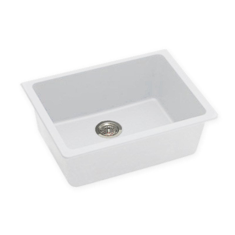 Granite Single Bowl Undermount Kitchen Sink 635x469x241mm