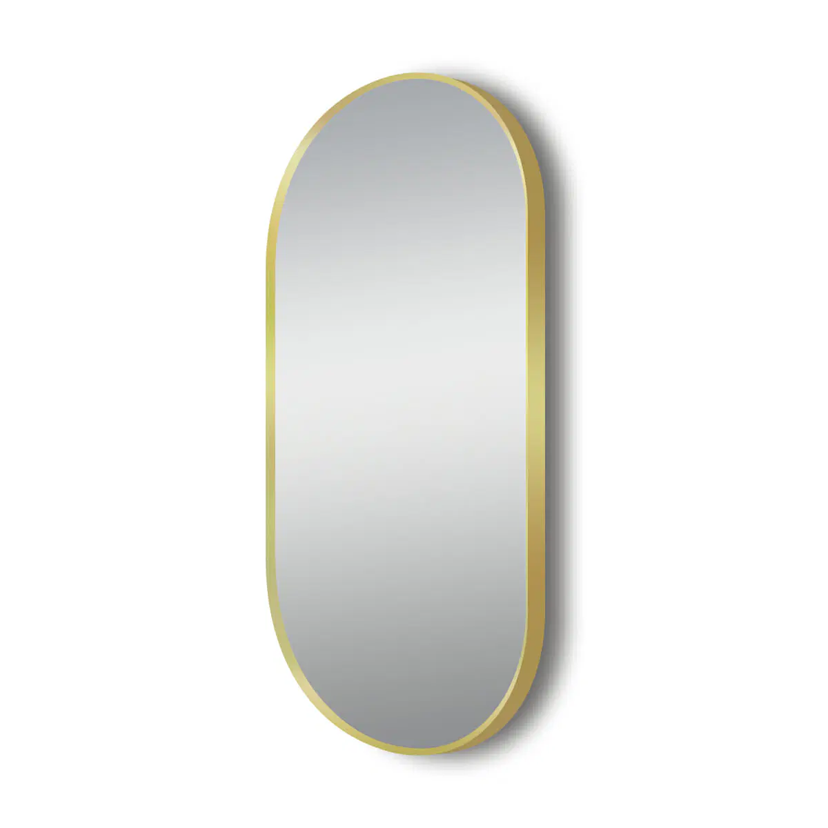 Matte Framed Mirror 500x1000mm
