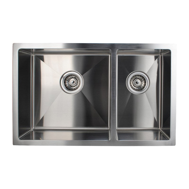 Stainless Steel 1 & 1/2 Bowl Kitchen Sink 710x450x205mm