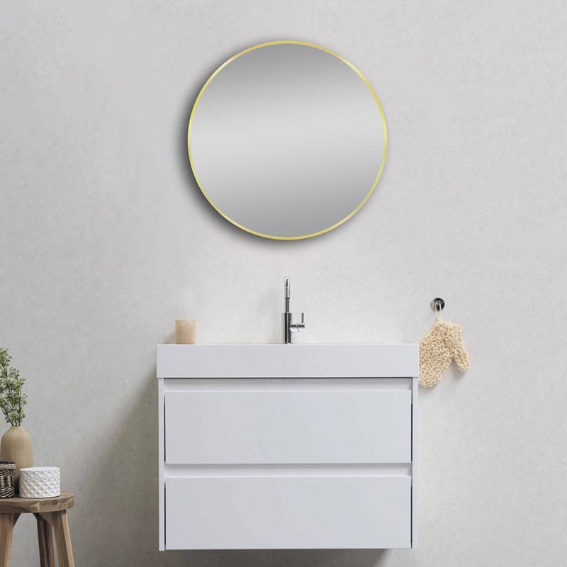 Matte Framed Mirror 700mm