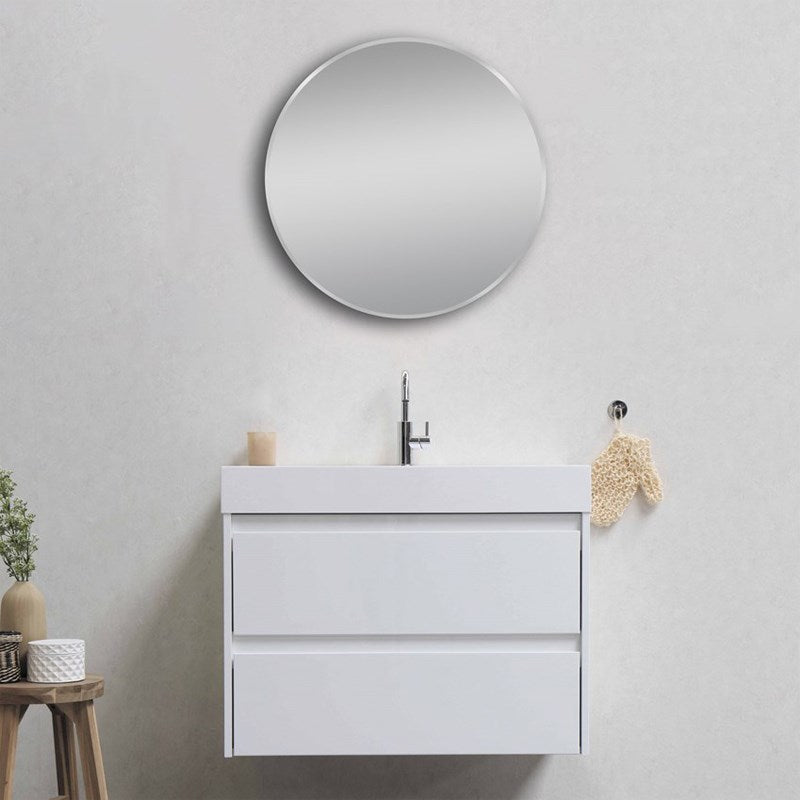 Matte Framed Mirror 700mm