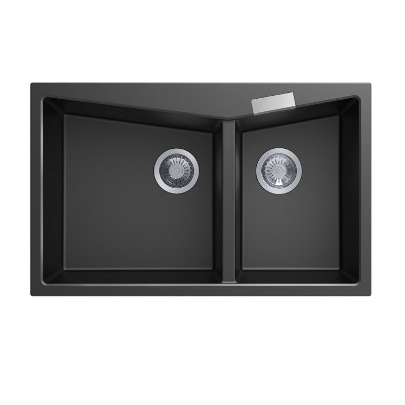 Carysil Granite Double Bowl Kitchen Sink 800x500mm
