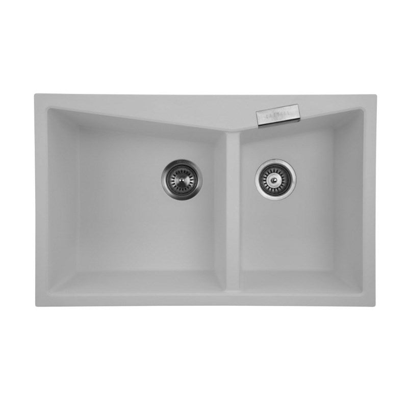 Carysil Granite Double Bowl Kitchen Sink 800x500mm