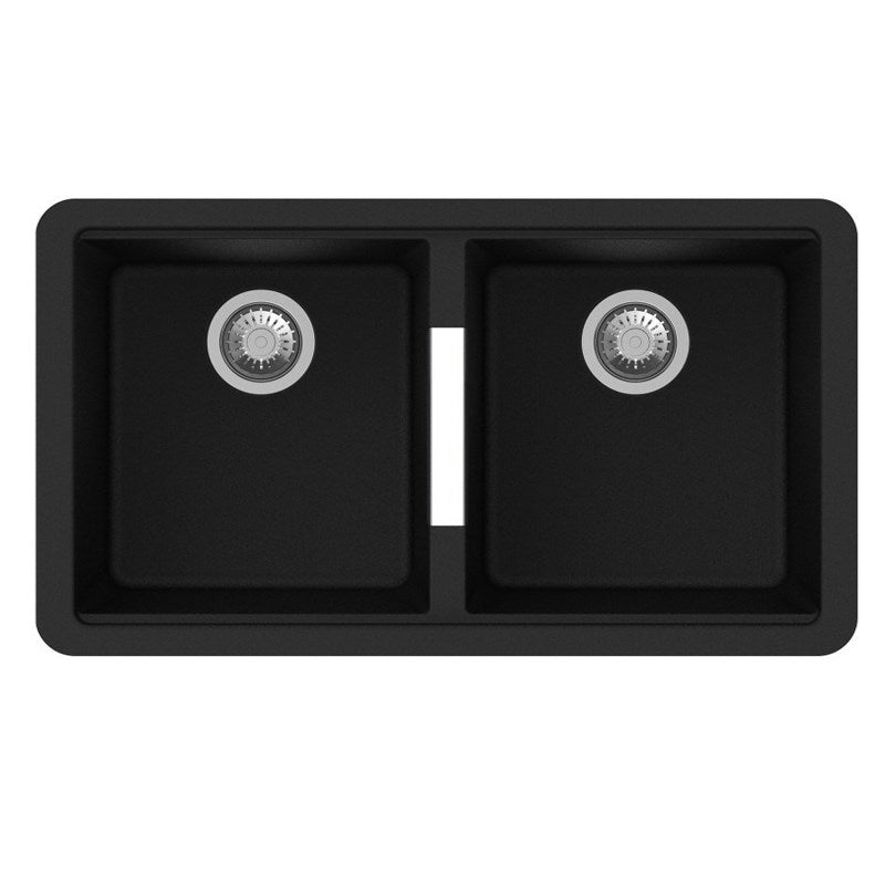 Carysil Granite Double Bowl Kitchen Sink 824x481x241mm