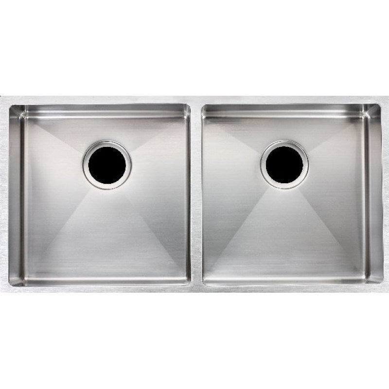 Stainless Steel Double Bowl Kitchen Sink 860x440x200mm