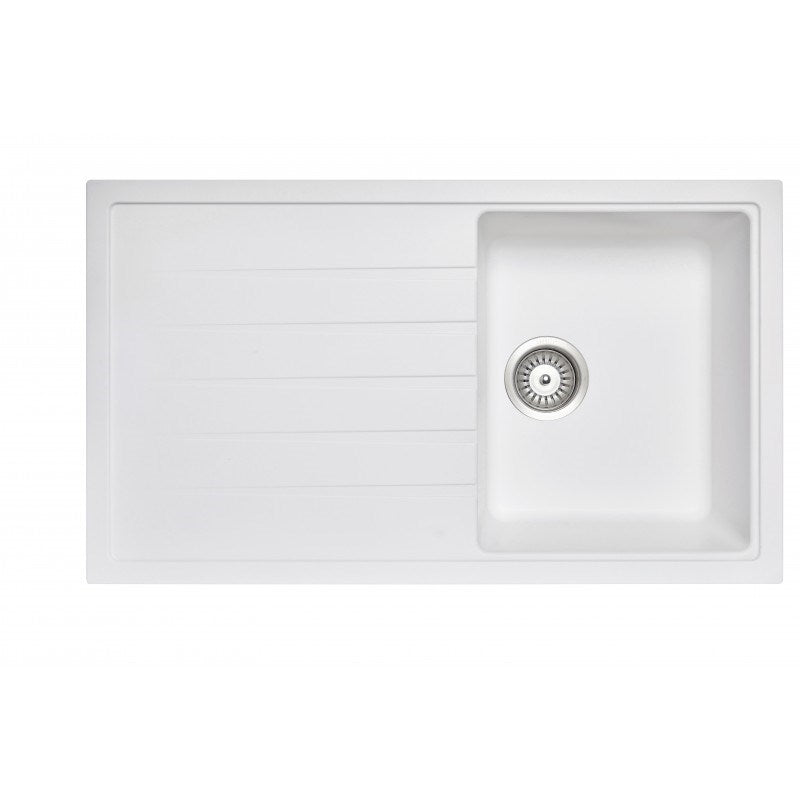 Carysil Granite Single Bowl Kitchen Sink 860x500mm