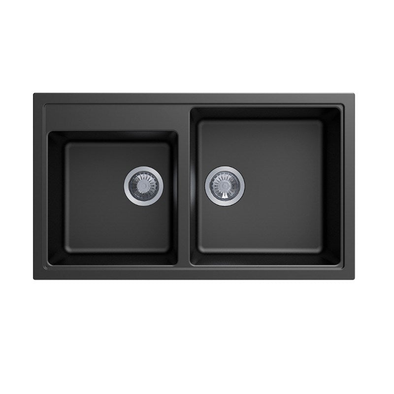 Carysil Granite 1 & 3/4 Bowl Kitchen Sink 860x500x200mm