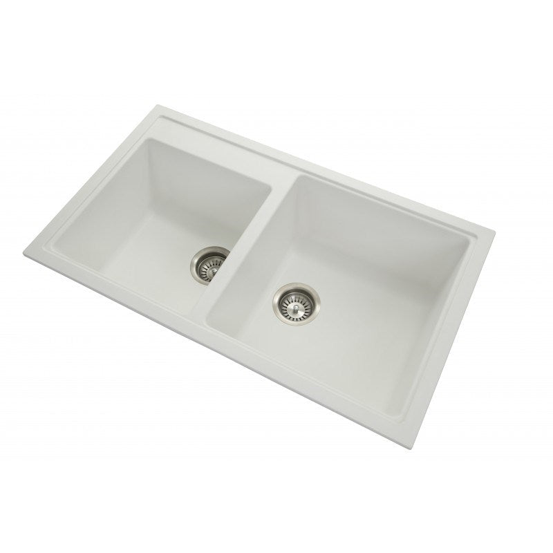 Carysil Granite 1 & 3/4 Bowl Kitchen Sink 860x500x200mm