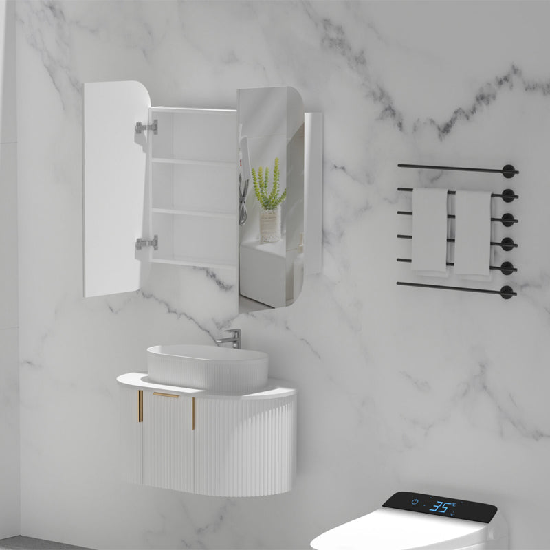 Carysil 750x800mm Grand Matte Shaving Cabinet