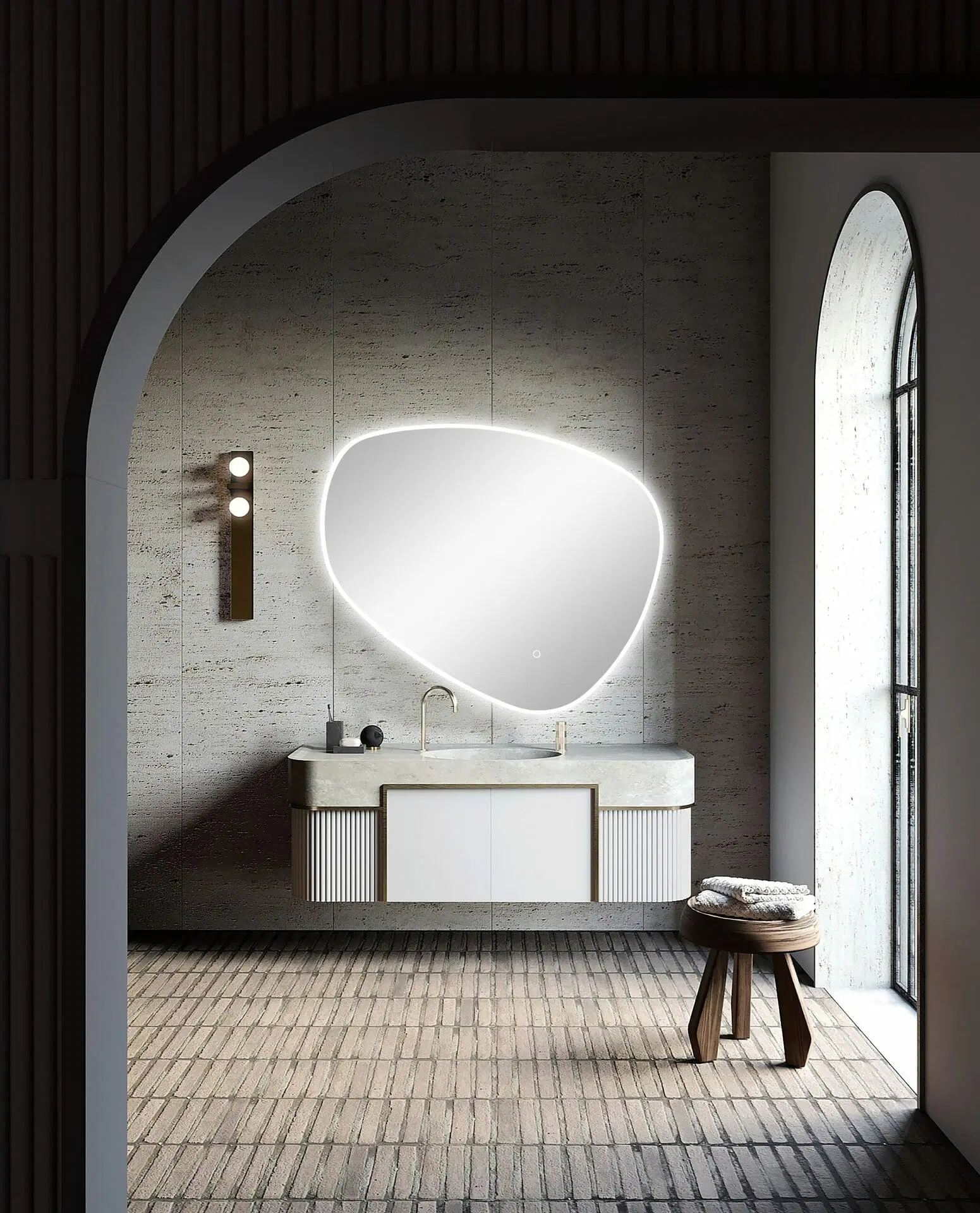 LED Mirror 1000x844mm