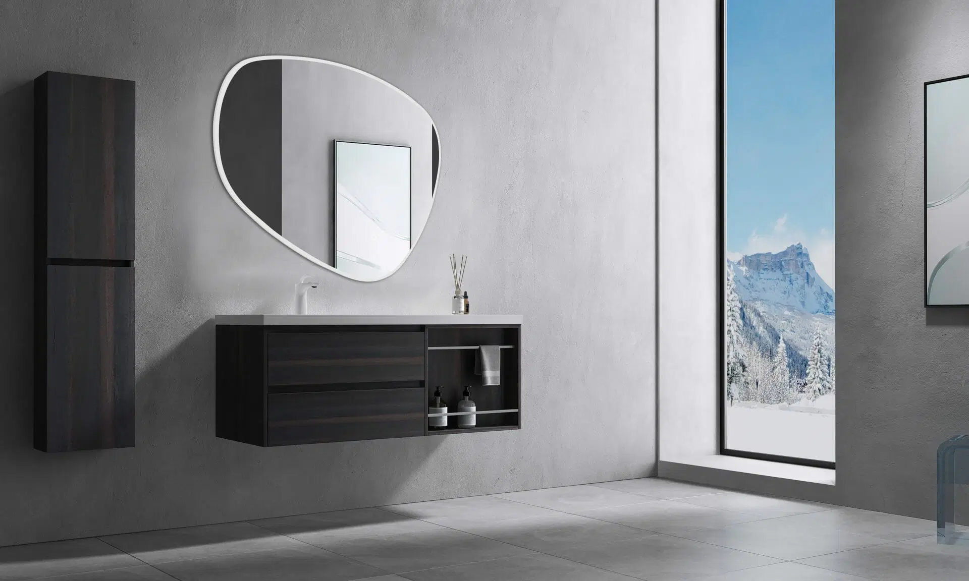 LED Mirror 800x675mm