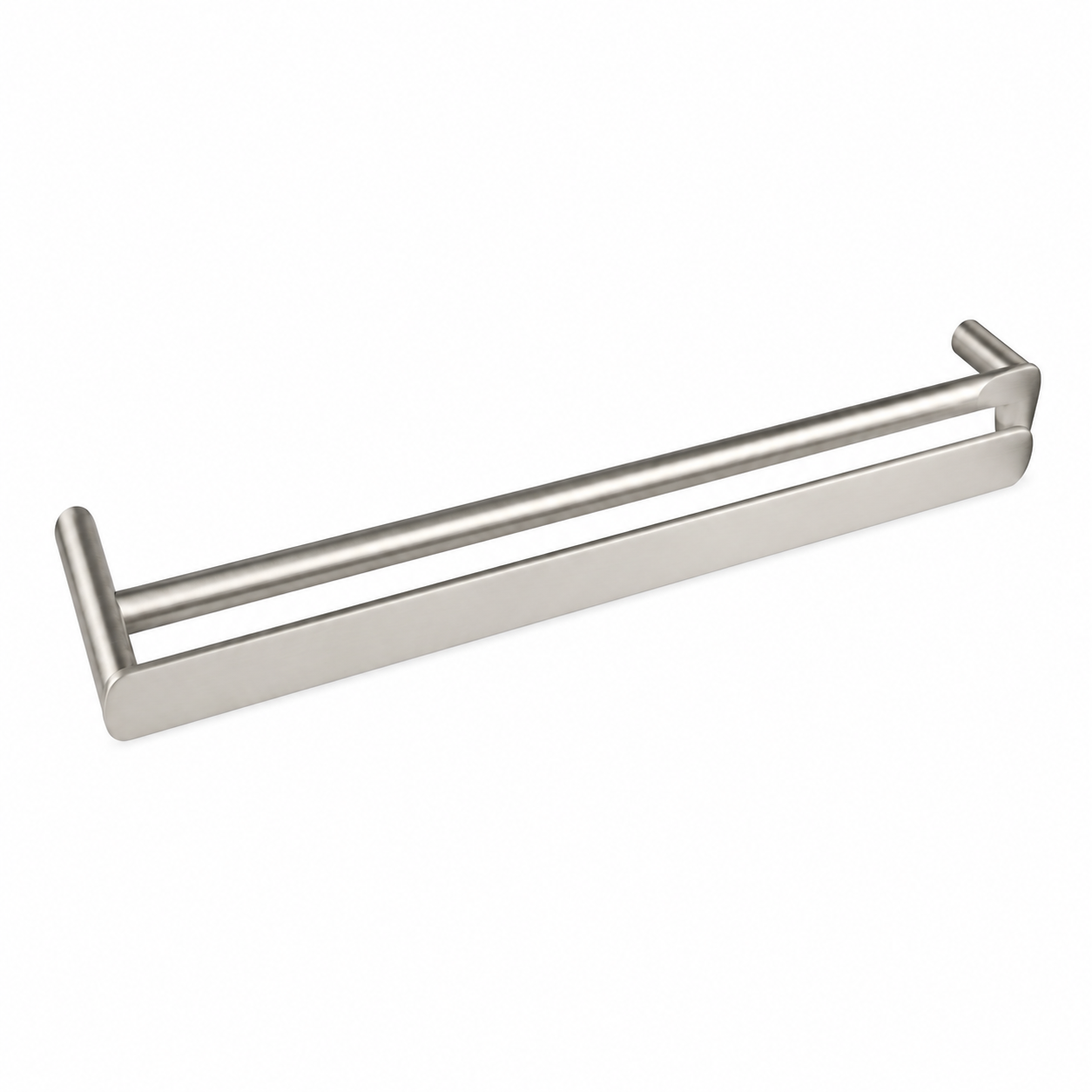 Vetto 750mm Brushed Nickel Double Towel Rail
