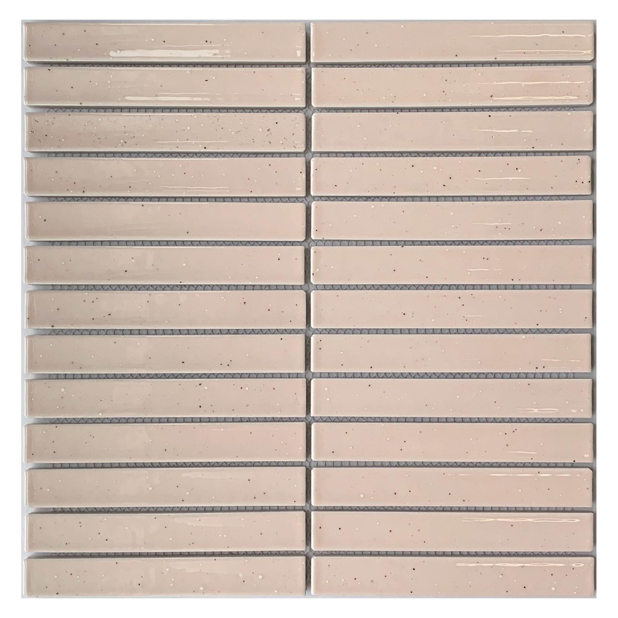 | Rakeen Concave Mosaic | Fairy Floss Gloss Sheet Size - 299x296mm Chip Size - 20x145mm