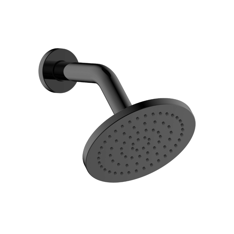 ABS 150mm Round Shower with 190mm Arm