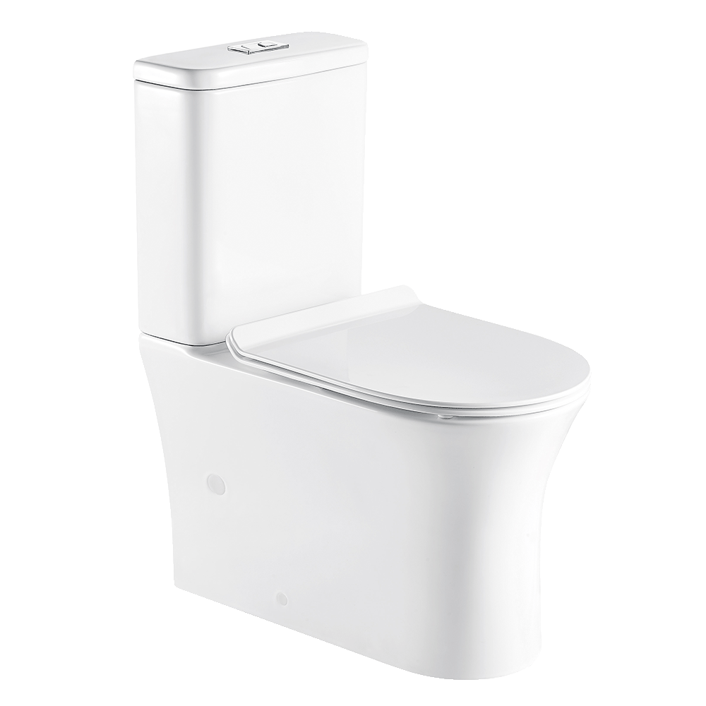 Vela Universal Rimless Wall Faced Toilet Suite