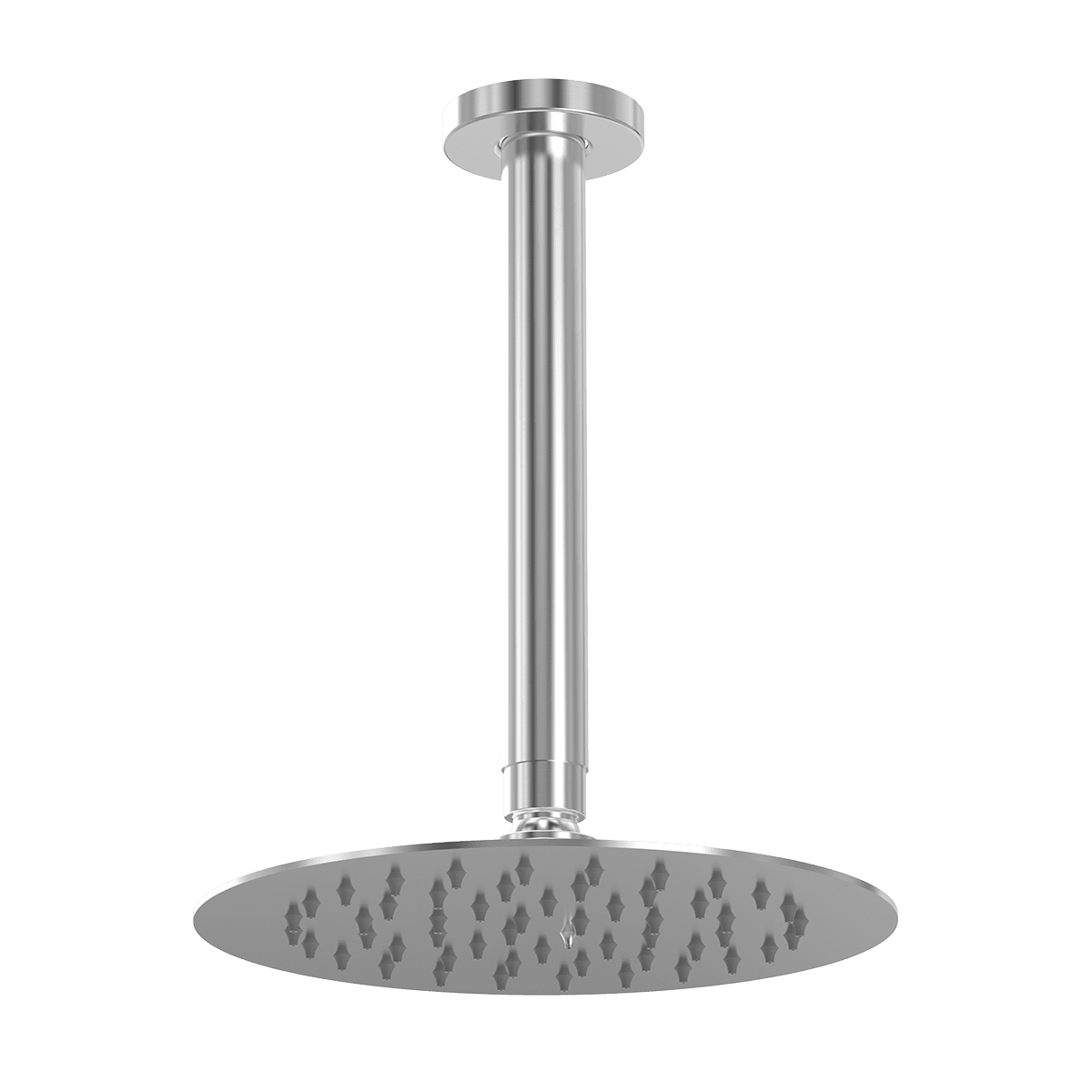 316 200mm Round Vertical Shower Drop