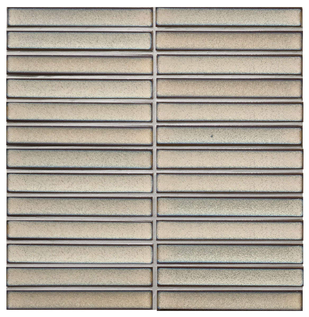 | Rakeen Concave Mosaic | Kensington Gloss Sheet Size - 299x296mm Chip Size - 20x145mm