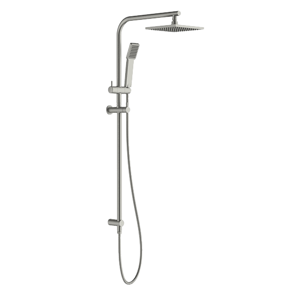 Arch Rain & Hand Shower ensemble - Brushed Nickel