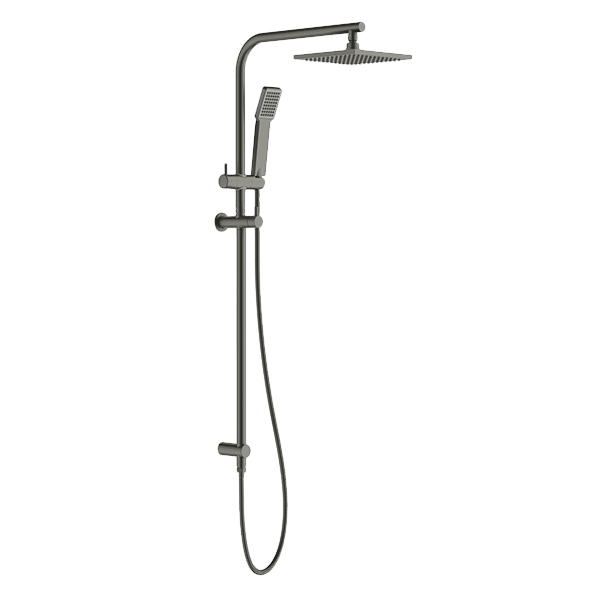 Arch Rain & Hand Shower ensemble - Gunmetal